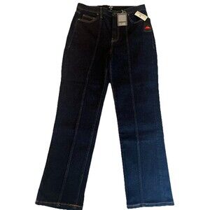 Lularoe Jeans Size 30 Dark Wash Front Seam High Rise Straight Leg Stretch